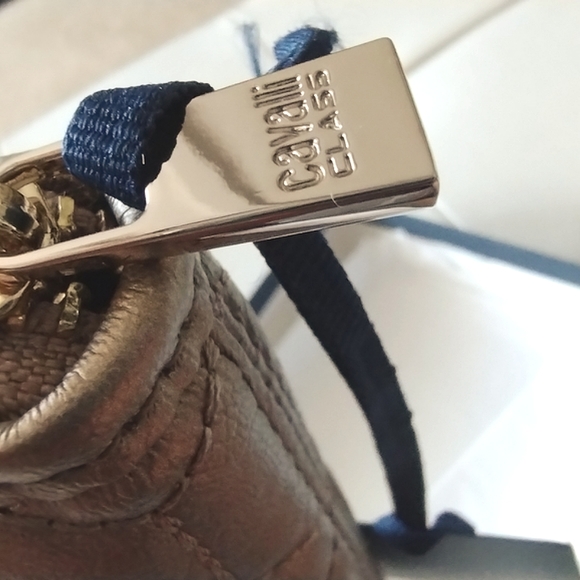 NWT in Box Roberto Cavalli Class Bronze Quilted Wallet - Picture 5 of 15